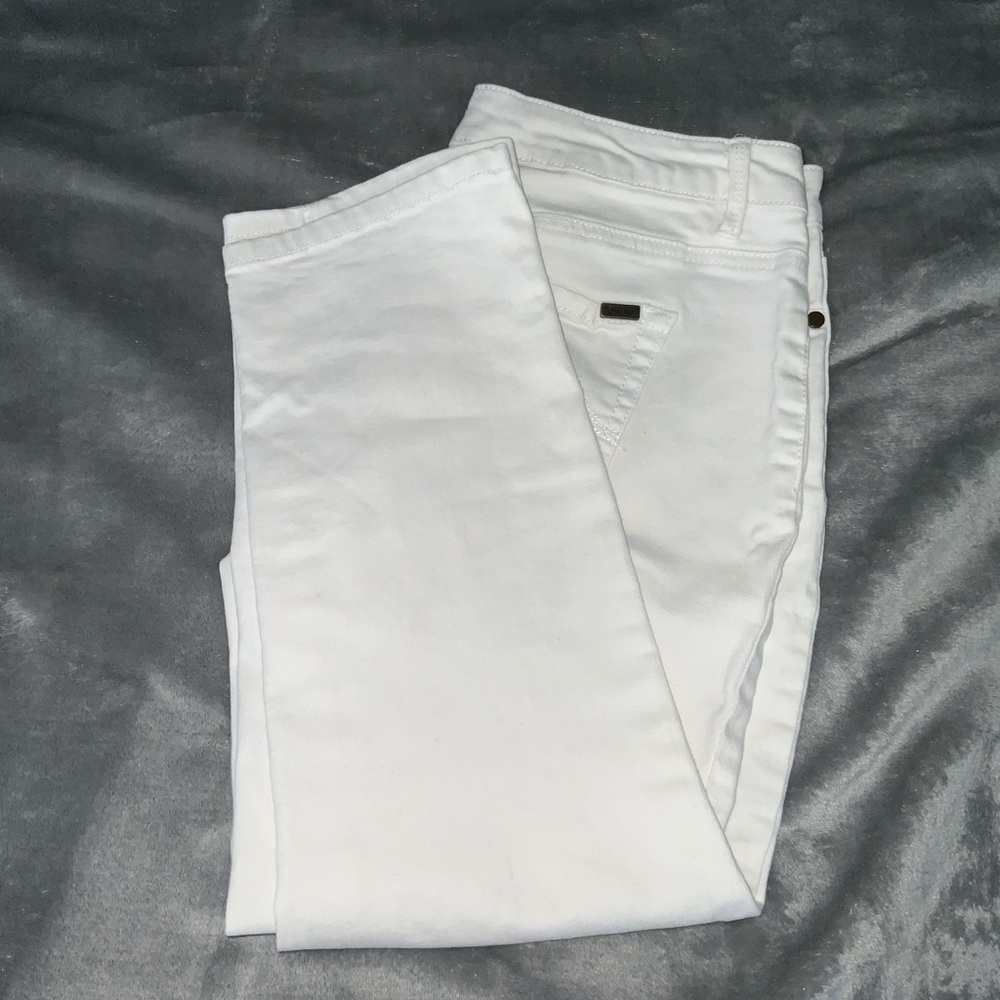 White High Rise Jeans
